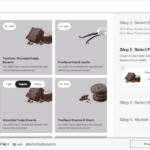 Screenshot of the true nutrition powder mix builder